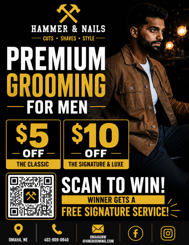 Hammer & Nails Omaha — original directory offer artwork